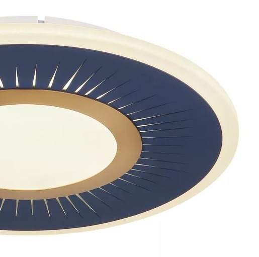 Stropna svjetiljka INGOMAR (Ø37,2 cm), LED, IP20, crno-bijela