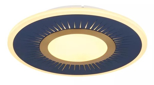 Stropna svjetiljka INGOMAR (Ø37,2 cm), LED, IP20, crno-bijela