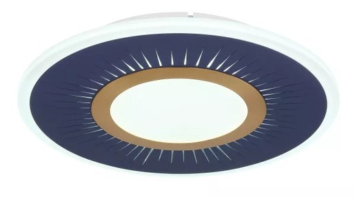 Stropna svjetiljka INGOMAR (Ø37,2 cm), LED, IP20, crno-bijela