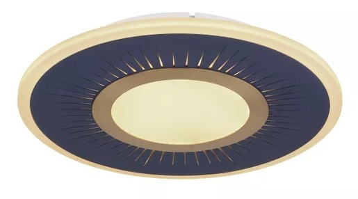 Stropna svjetiljka INGOMAR (Ø37,2 cm), LED, IP20, crno-bijela