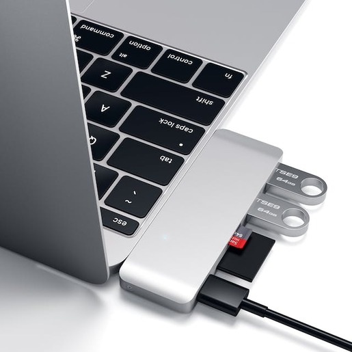 Satechi Aluminium USB Hub, srebrni