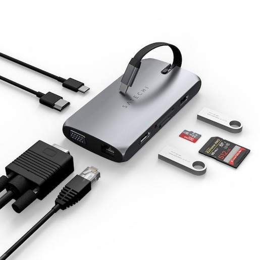 Satechi docking station On-the-go Multiport, USB-C