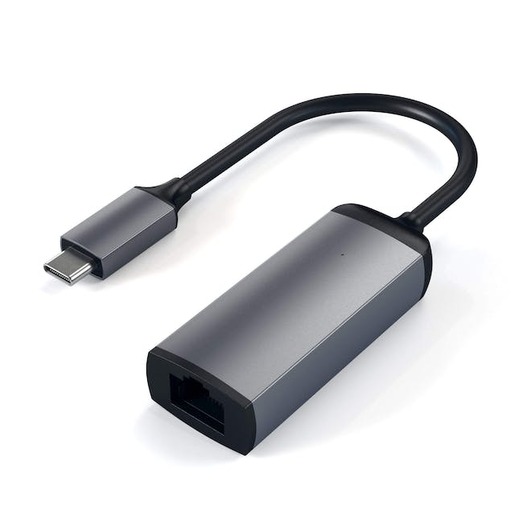 Satechi adapter Aluminium Type-C na Ethernet, sivi
