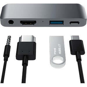 Satechi docking station Aluminium Mobile Pro Hub, USB-C
