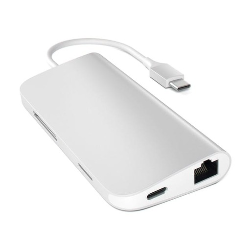 Satechi docking station Aluminium Multi-Port Adapter, srebrni
