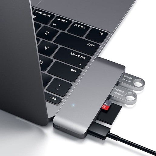 Satechi Aluminium USB Hub, sivi