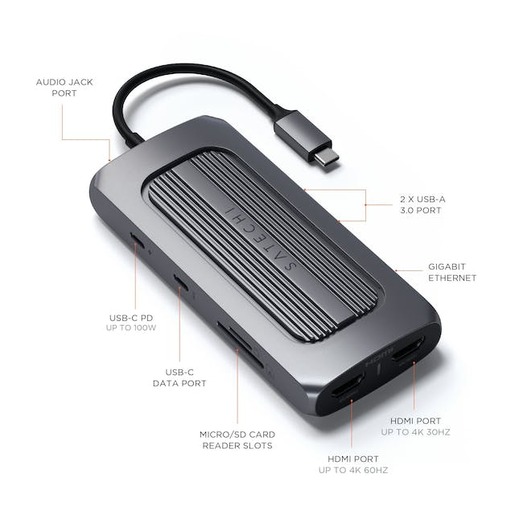 Satechi docking station Multiport MX, USB-C