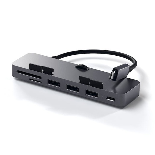 Satechi USB-C  Hub CLAMP PRO, sivi