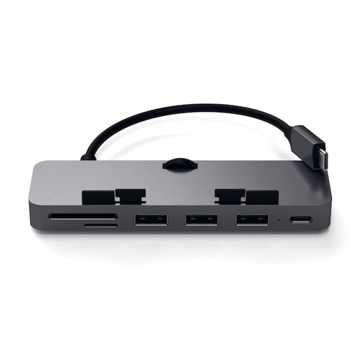 Satechi USB-C  Hub CLAMP PRO, sivi