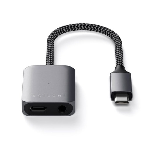 Satechi adapter USB-C na 3.5mm Audio & PD