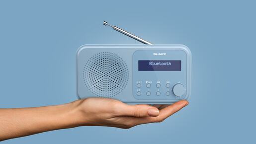 SHARP radio uređaj  DR-P420 (DAB+, DAB, FM, BT, RDS), plavi
