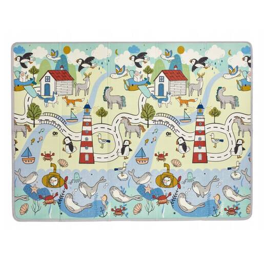 Kinderkraft dvostrana podloga za igru Matty2