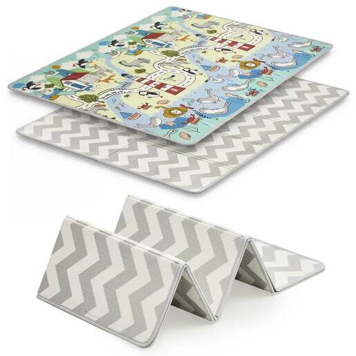 Kinderkraft dvostrana podloga za igru Matty2