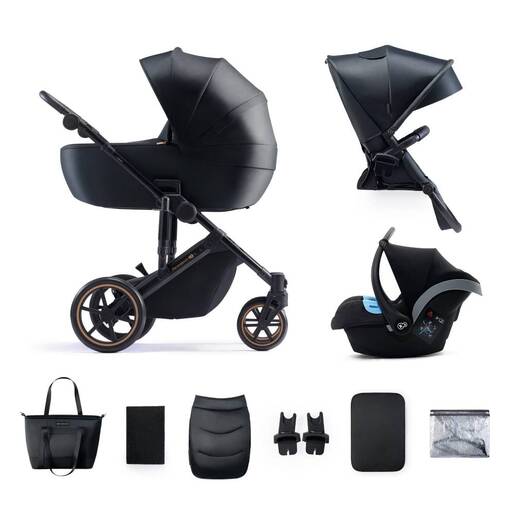 Kinderkraft dječja kolica Prime 2 3u1, Venezian Black