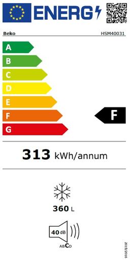 Beko zamrzivač HSM40031