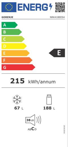 Gorenje frižider NRK418EES4