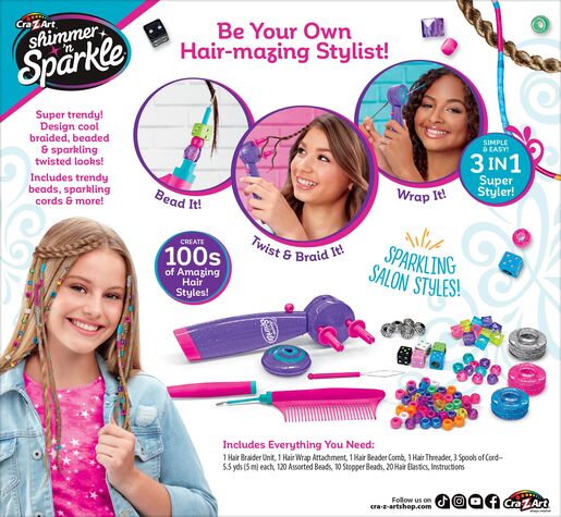 CRAZART set za izradu pletenica, perla i uvijanje Deluxe Styler