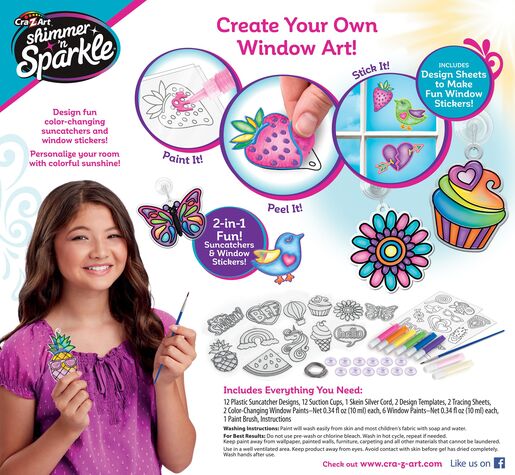 CRAZART set Ukrasi prozor Window Art