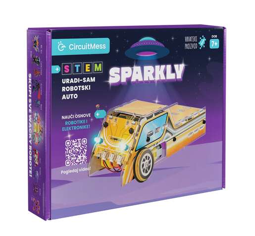 CircuitMess STEM uradi-sam robotski auto Sparkly