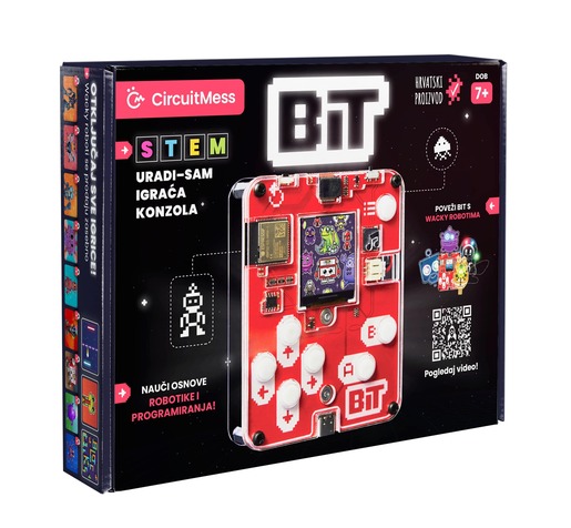 CircuitMess STEM uradi-sam igraća konzola Bit