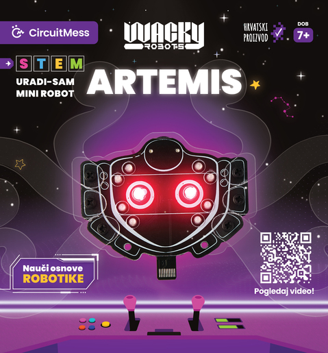 CircuitMess STEM uradi-sam mini robot Artemis