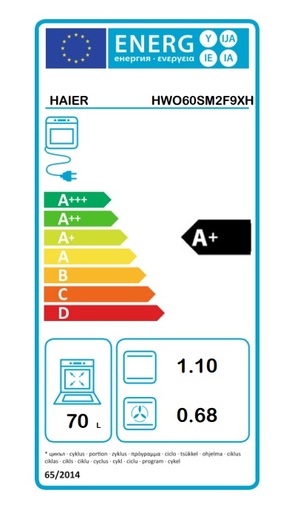 Haier pećnica HWO60SM2F9XH