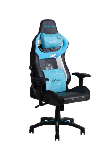 Spawn Tesla, gaming stolica, crno/plava