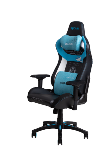 Spawn Tesla, gaming stolica, crno/plava