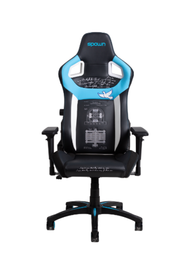Spawn Tesla, gaming stolica, crno/plava