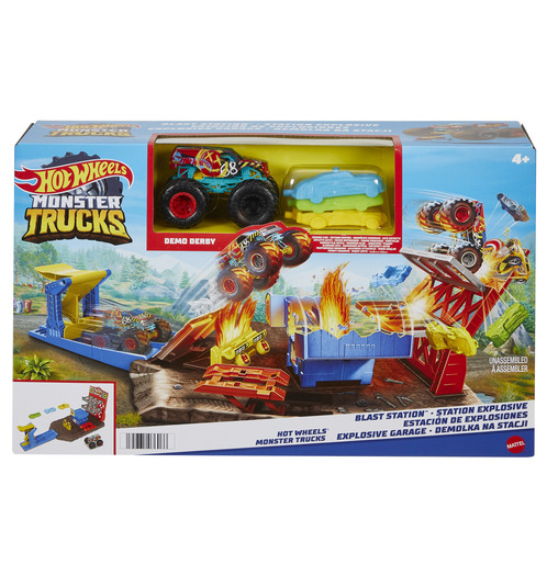 Hot Wheels Monster Truck Eksplozija set