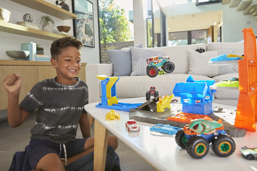 Hot Wheels Monster Truck Eksplozija set