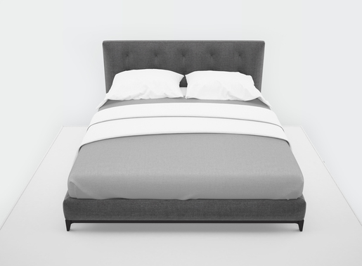 Plahta ravna s gumicom Mirjana Mikulec 180x200, siva