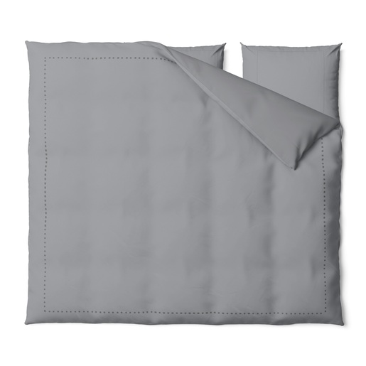 Posteljina Mirjana Mikulec Retro 200x200cm + 2 x 60x80cm, siva