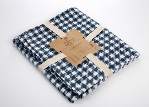 Stolnjak Karo 140x220cm, zeleni