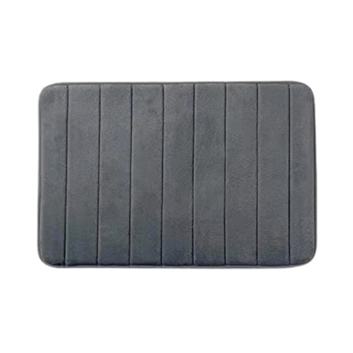 Prostirka za kupaonicu memory 45x75cm siva