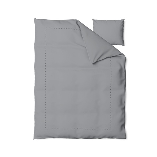 Posteljina Mirjana Mikulec Retro 140x200cm +  60x80cm, siva