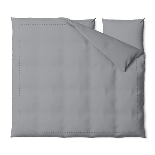 Posteljina Mirjana Mikulec Retro 140x200cm +  60x80cm, siva