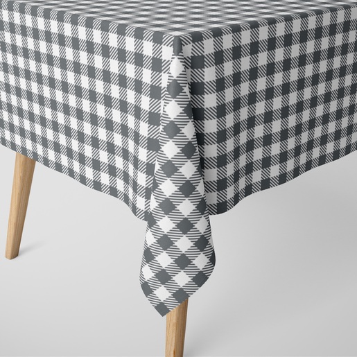 Stolnjak Karo 140x180cm, sivi