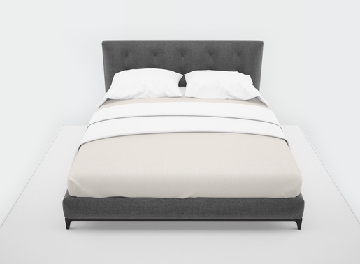 Plahta ravna s gumicom Mirjana Mikulec 160x200, bež