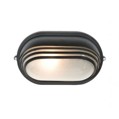 Vidik zidna svjetiljka 9505 (Ø28 cm), E27, IP44, crna