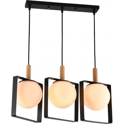 Vidik visilica 19919 (Ø40 cm), 3xE27, IP20, crna