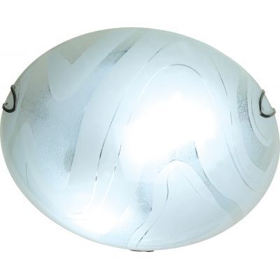 Vidik plafonjera 14024 (Ø30 cm), 2xE27, IP20,  mliječna