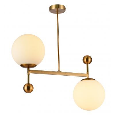 Vidik visilica 19986 (Ø65 cm), 2xE27, IP20, zlatna