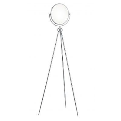 Vidik LED podna svjetiljka + ogledalo 18226 (Ø58 cm), ugrađeni LED, IP20, bijela