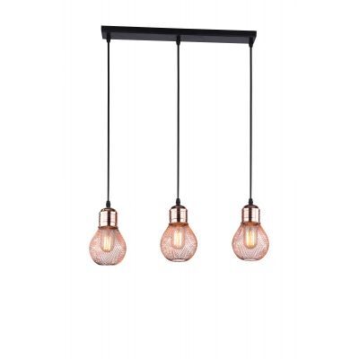 Vidik visilica 17956 (Ø57 cm), 3xE27, IP20, crna