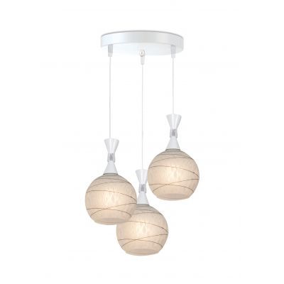 Vidik visilica 19185 (Ø32 cm), 3xE27, IP20, siva