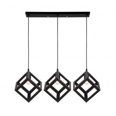 Vidik visilica 16144 (Ø70 cm), 3xE27, IP20, crna