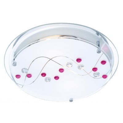 Vidik plafonjera 15511 (Ø32 cm), 2xE27, IP20, roza