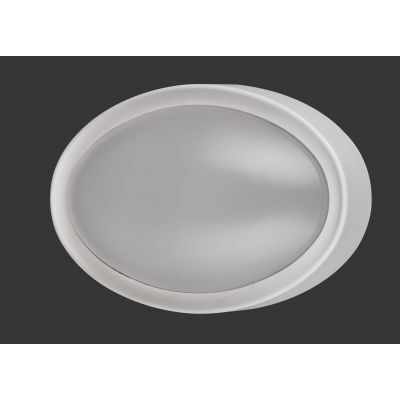 Vidik LED zidna svjetiljka 18030 (Ø21.5 cm), ugrađeni LED, IP65, bijela