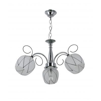 Vidik luster 19360 (Ø57 cm), 3xE27, IP20, crni